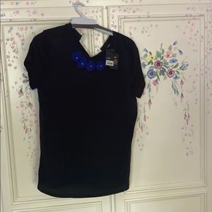 MAJE Designer silk and cotton top WITH TAGS